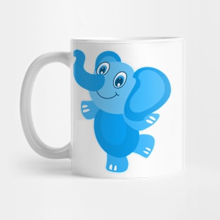 Blue Elephant Mug